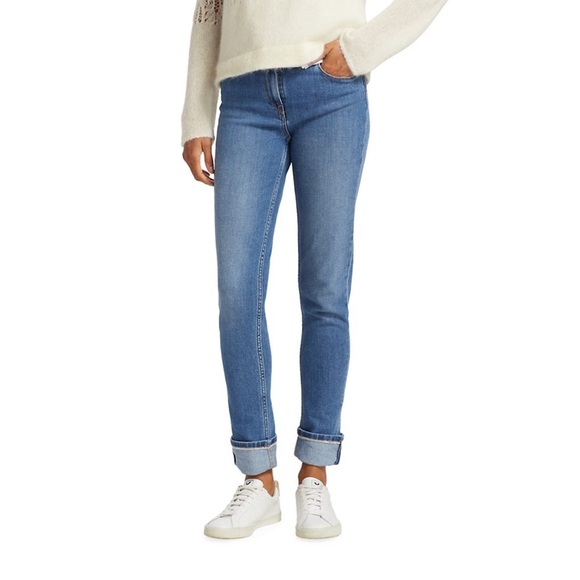 Fabiana Filippi • NWT Todi Stretch Cuff Mid-Rise Jeans - Picture 2 of 11